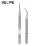 Curved Tweezers with Holes RELIFE SK-15 Precision Tool for Professionals