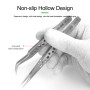 Curved Tweezers with Holes RELIFE SK-15 Precision Tool for Professionals