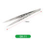 Curved Tweezers with Holes RELIFE SK-15 Precision Tool for Professionals
