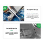 Curved Tweezers with Holes RELIFE SK-15 Precision Tool for Professionals