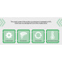 Tampon Antidérapant en Silicone pour Séparateur - Vert - RELIFE RL-004SA