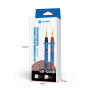 Cordons de Test Interchangeables pour Multimètre SUNSHINE SS-024B en Acier Inoxydable Plaqué Or – Performance et Durabilité