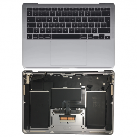 Châssis Complet Apple MacBook Air 13 ″ Gris A2337 - Châssis + Batterie + Clavier AZERTY - Grade AB