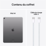 iPad Air 13" (6e Génération) 2024 128 Go Wi-Fi MV273NF/A - Apple M2- Gris - Neuf