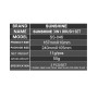 Pinceau 3 en 1 SUNSHINE SS-046 – Précision, Polyvalence et Qualité pour Tous Vos Projets
