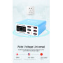Chargeur Affichage Numérique à 6 Ports RELIFE RL-304P - Recharge Rapide & Sécurisée