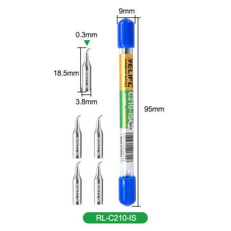 RELIFE RL-C210-replacement soldering iron tip /IS