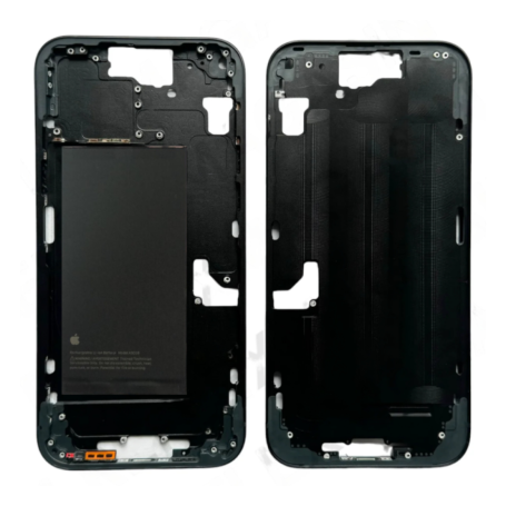 Chassis Arrière iPhone 15 Plus Noir Sans Vitre avec Batterie (Origine Démonte) Grade A - Pièces Détachées Haut de Gamme