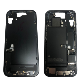 Chassis Arrière iPhone 15 Noir sans Vitre avec Batterie Grade B Demonté - Pièce d'Origine