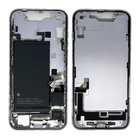 Châssis d'Origine pour iPhone 14 Plus Violet Sans Vitre Arrière avec Batterie E-SIM Grade A - Téléphone Remis à Neuf