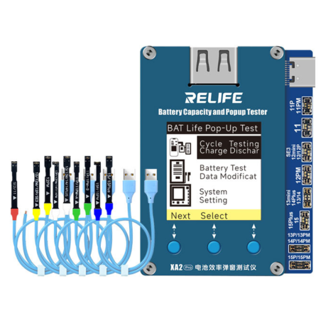 Battery Efficiency Popup Tester RELIFE XA2 Pro - Enhance Battery Performance & Diagnostics