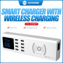Achetez Chargeur Induction avec USB 8 Ports LED Sunshine SS-309WD – Charge Rapide et Affichage LED