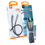 WUW X202 27W Nylon Braided Type-C / Lightning Cable - Black