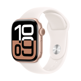 Apple Watch Series 10 GPS 46mm Rose Gold with Light Blush Sport Band - New Arrival