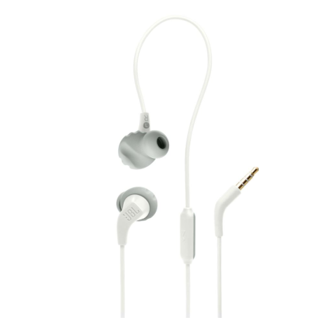 Ecouteurs Filaires Etanches JBL Endurance Run 2 - JBLENDURRUN2WHT - Blanc