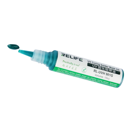 Encre de Masque de Soudure UV Vert RELIFE RL-UVH 901G - Haute Qualité pour PCB