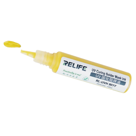Encre de Masque de Soudure UV RELIFE RL-UVH 901Y Jaune - Haute Performance pour Soudage Précis