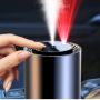 Diffuseur d'Arômes et Lampe Ambiance Cuir Gris - Relaxation et Élégance