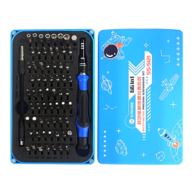 Set de Tournevis de Précision Multifonctionnel 66 en 1 SUNSHINE SS-5121 - Outil Idéal pour Réparations Professionnelles et Brico