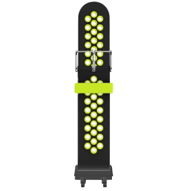 Bracelet pour Montre Amazfit GTS 22mm Noir/Vert - Confort et Style pour Votre Poignet