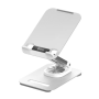 Adjustable and Foldable 360° Metal Cell Phone Holder - DEVIA EL243 - Grey