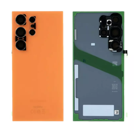 Back Glass Replacement for Samsung Galaxy S23 Ultra S918B Lime - Original Service Pack
