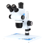 Microscope Trinoculaire Relife RL-M6T Pro-B11 0.5 CTV - Blanc | Haute Précision et Clarté Visuelle