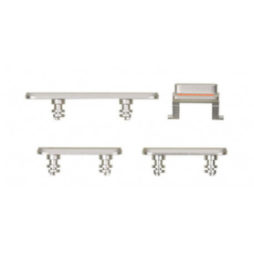 Pack Boutons iPhone 12 Blanc - Volume, Vibreur, Power - Accessoires Essentiels