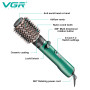 Brosse Chauffante VGR V498 Blanc 1000/1200W pour Coiffure Parfaite | Moteur DC Haute Performance