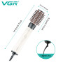 Brosse Chauffante VGR V498 Blanc 1000/1200W pour Coiffure Parfaite | Moteur DC Haute Performance