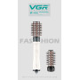 Brosse Chauffante VGR V498 Blanc 1000/1200W pour Coiffure Parfaite | Moteur DC Haute Performance