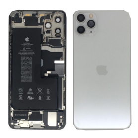 Châssis Complet iPhone 11 Pro Blanc - Connecteur de Charge + Batterie (Origine Demonté) Grade B