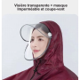 Poncho à Gants Imperméable Bleu | Protège-vous de la Pluie avec Style et Confort