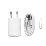 Kit Chargeur 5W Câble Lightning + Extracteur de carte SIM - Vrac (Mayline)