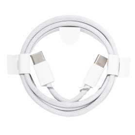 USB-C to USB-C Braided Nylon Cable 60W 1m for iPhone 15 & 16 Bulk Apple