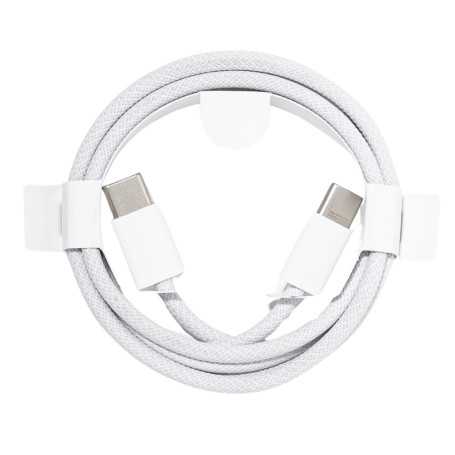 Câble USB‑C/USB-C Nylon Tressé 60 W - 1M - Vrac (Apple)