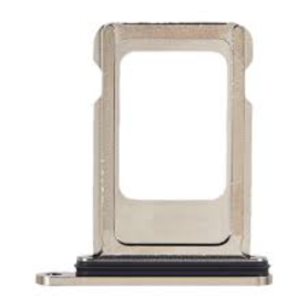 Tiroir SIM iPhone 15 Pro/15 Pro Max Naturel - Remplacement Original Haute Qualité