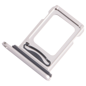 Tiroir SIM Blanc pour iPhone 15 Pro/15 Pro Max - Accessoire Remplacement Premium