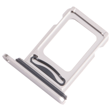 Tiroir SIM Blanc pour iPhone 15 Pro/15 Pro Max - Accessoire Remplacement Premium