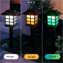Small House Shape Solar Garden Light - Warm Light - Lawn Decor Light - 1.2V Energy Efficient Outdoor Lighting
