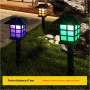 Small House Shape Solar Garden Light - Warm Light - Lawn Decor Light - 1.2V Energy Efficient Outdoor Lighting