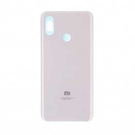 Vitre arrière Xiaomi Mi 8 Rose + Adhesif (Sans Logo)