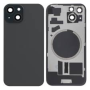 iPhone 15 Black Back Glass Compatible MagSafe Sans Logo - Remplacement Premium