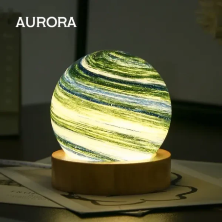 Solar Planet Night Light Aurora 80mm USB 5V - Create a Celestial Ambiance at Home