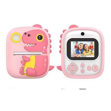 Appareil Photo d'Impression Instantanée pour Enfants - 12 Megapixels Photo 1080p Video - Dragon Rose