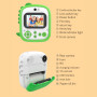 Appareil Photo d'Impression Instantanée pour Enfants - 12 Megapixels Photo 1080p Video - Dragon Vert