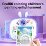 Appareil Photo d'Impression Instantanée pour Enfants - 24 Megapixels Photo 1080p Video - Lapin Bleu