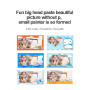 Appareil Photo d'Impression Instantanée pour Enfants - 24 Megapixels Photo 1080p Video - Lapin Bleu