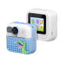 Appareil Photo d'Impression Instantanée pour Enfants - 12 Megapixels Photo 1080p Video - Dinosaure Bleu Vert