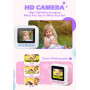 Appareil Photo d'Impression Instantanée pour Enfants - 12 Megapixels Photo 1080p Video - Dinosaure Bleu Vert